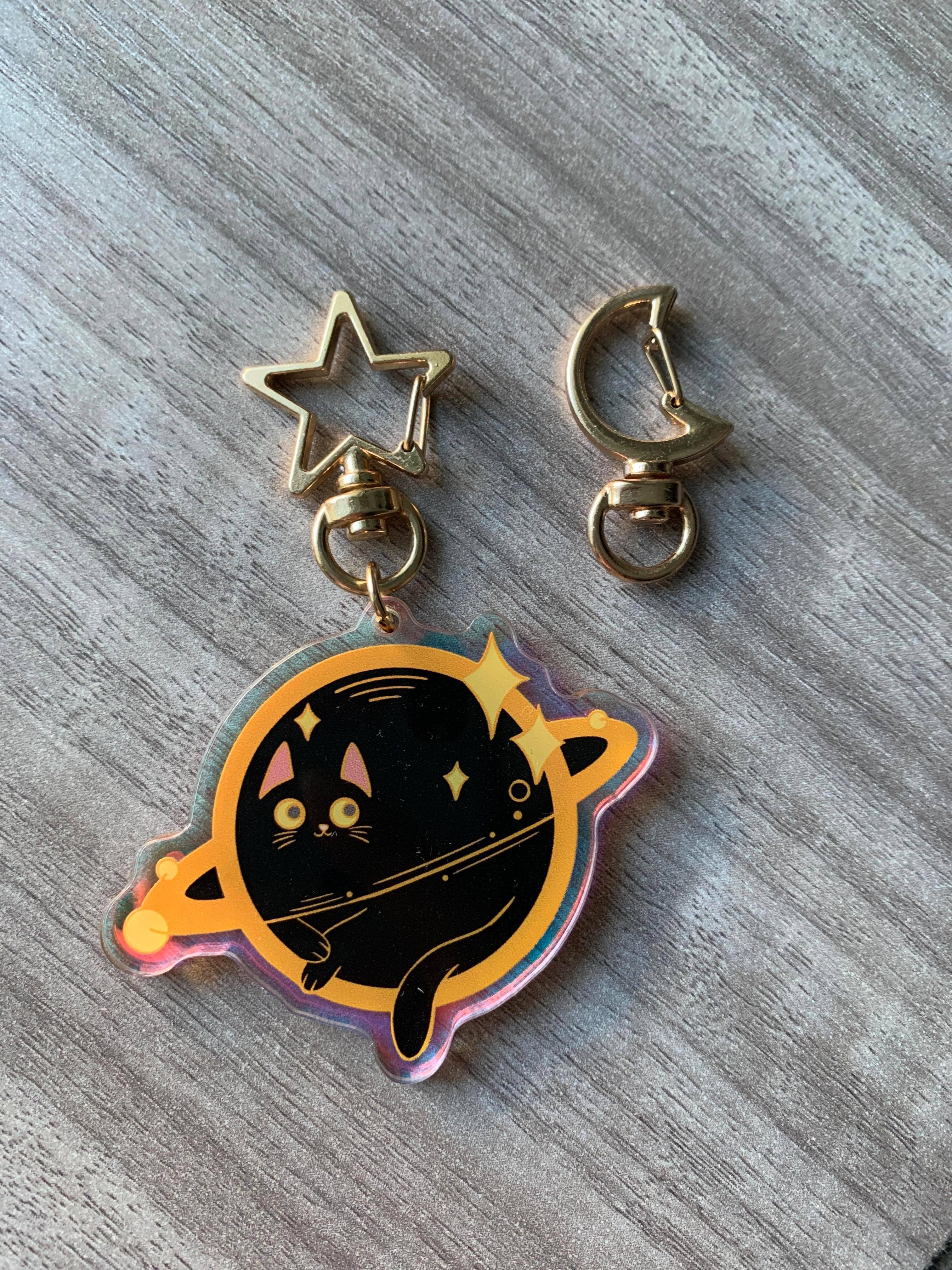 HolyGuacamolly - Wholesale Keychain - Women's - Original Design The Void Black Cat Keychain4