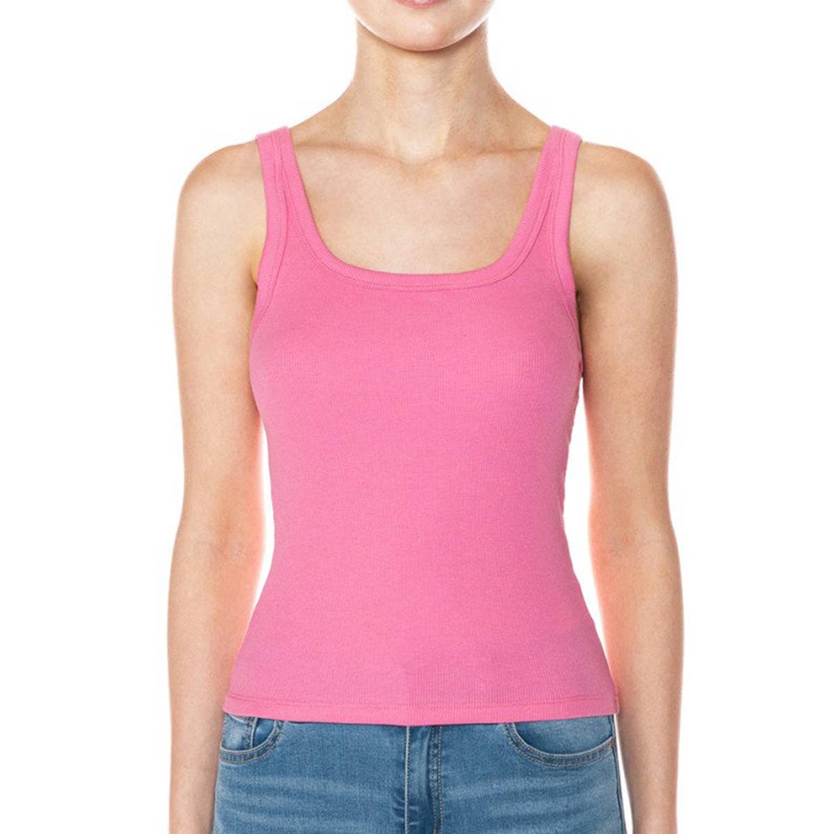 Timeless - Wholesale Tank Top - Women's - RIBBED DOUBLE SCOOP NECK TANK TOP5