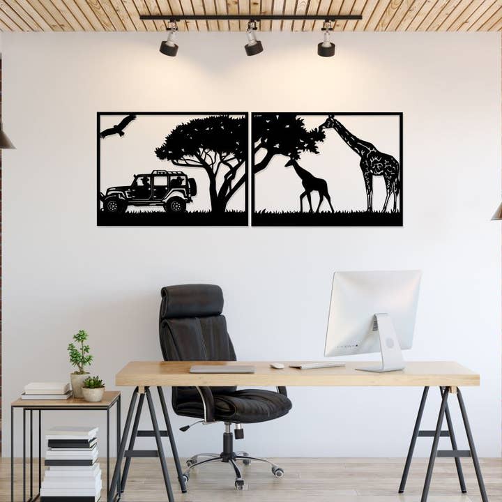 Afrika Safari Schilderij voor wholesale door fffdesign