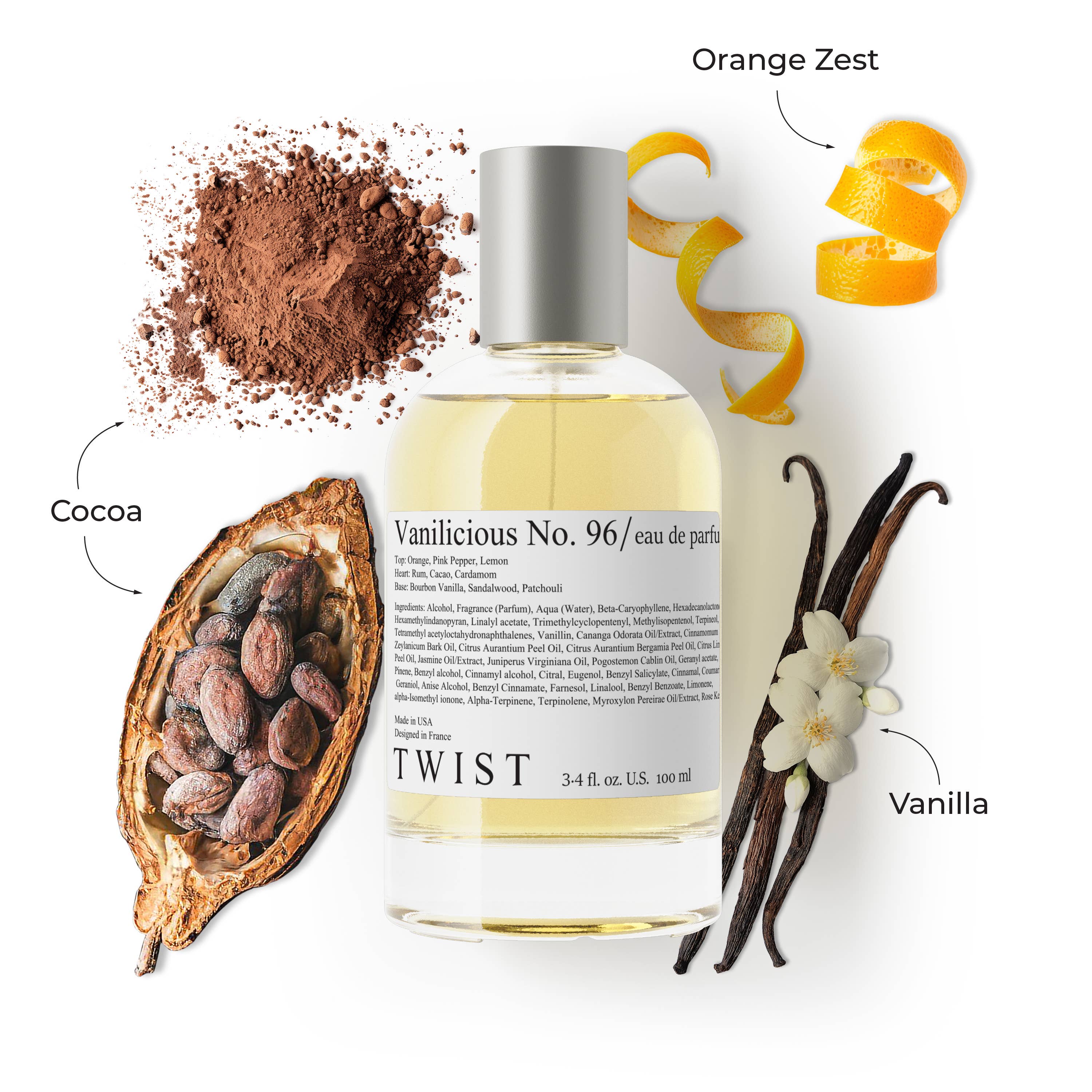 Twist Perfumes - Wholesale Perfume/Eau de Toilette - Twist Vanilicious No. 96 Inspired by D. Vanilla Diorama