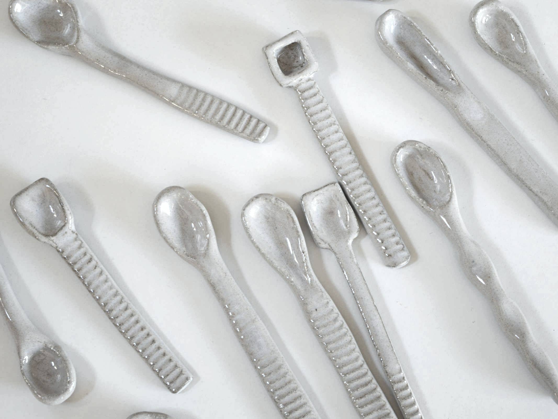 Karolina Bednorz Ceramics - Wholesale Decorative Plate/Dish/Bowl - MILLERIGHE Sugar bowl with quirky spoon Handmade in Italy3