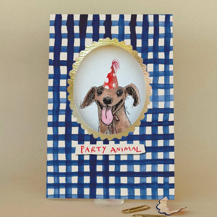 Tarjeta de Felicitación 'Animal de Fiesta' FP3639 para venta al por mayor de Poet and Painter