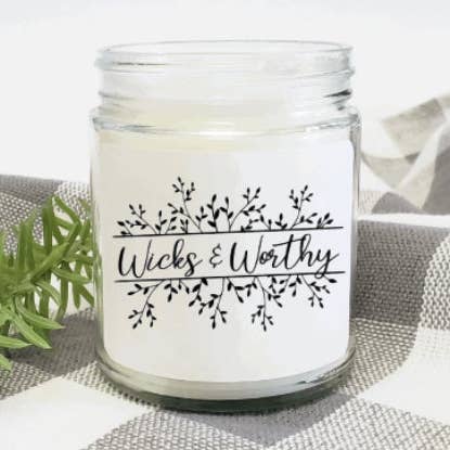 4oz Soy Candle Jars for wholesale by Wicks & Worthy