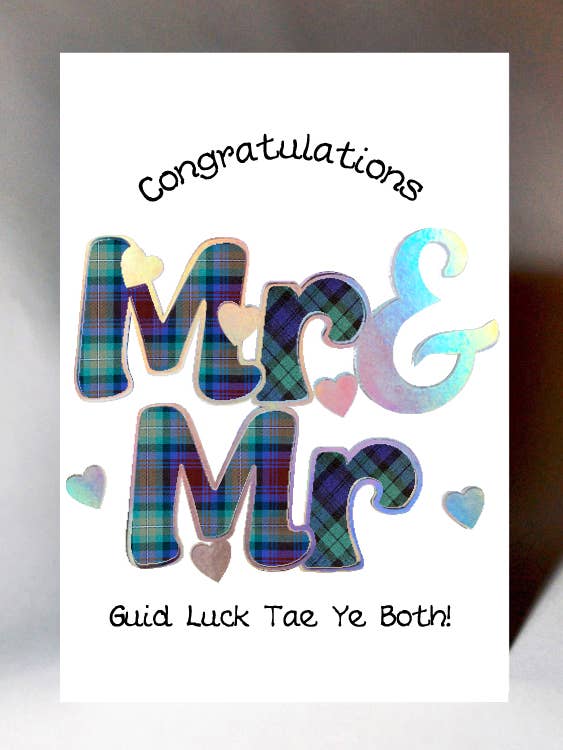 TARJETA DE BODA MR&MR WWW.E52A para venta al por mayor de Wee Wishes