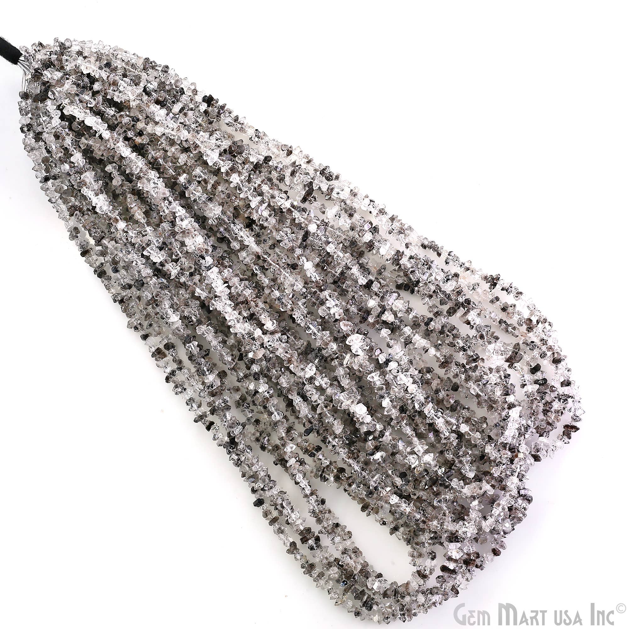 GemMartUSA - Wholesale Beads - Herkimer Diamond Chip Beads, Natural Gemstone, 16 Inch8