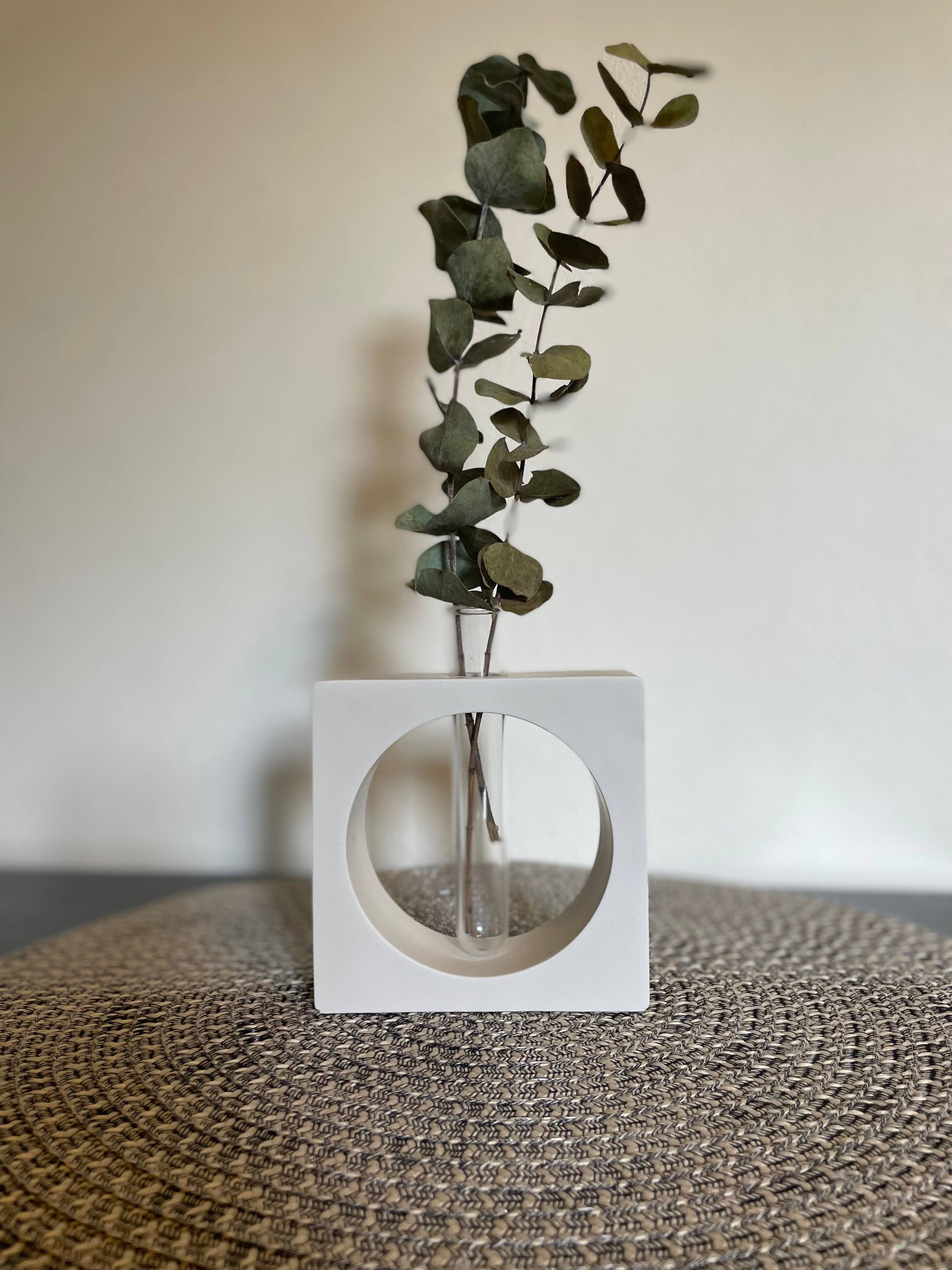 Haven Homewares - Vente Vases - Vase de propagation carré Tuscany1