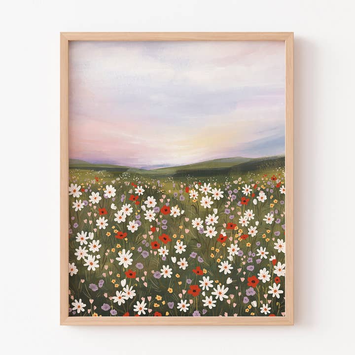 Summer Field | Art Print for wholesale by Papier Fleuri Co.