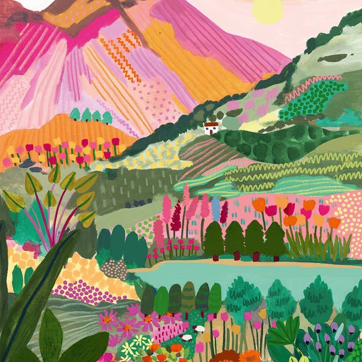 Pieces & Peace - Vendita all'ingrosso Puzzle - Adulti - Puzzle da 1000 pezzi - Montagna Arcobaleno1