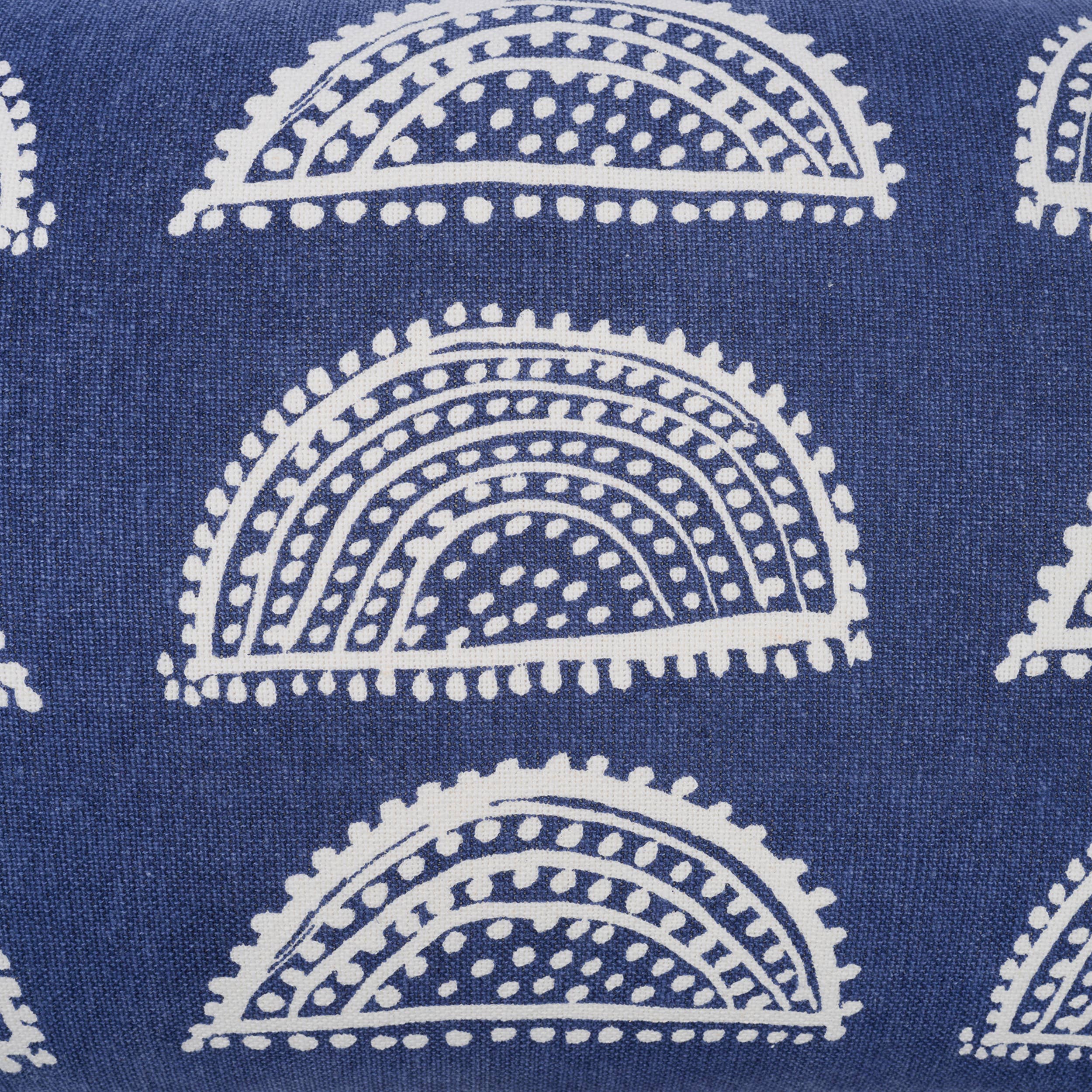 NAKI & SSAM INC. - Wholesale Throw Pillow Cover - Meraki Collection 24in.x14in. Gond Art-Inspired Sunburst4