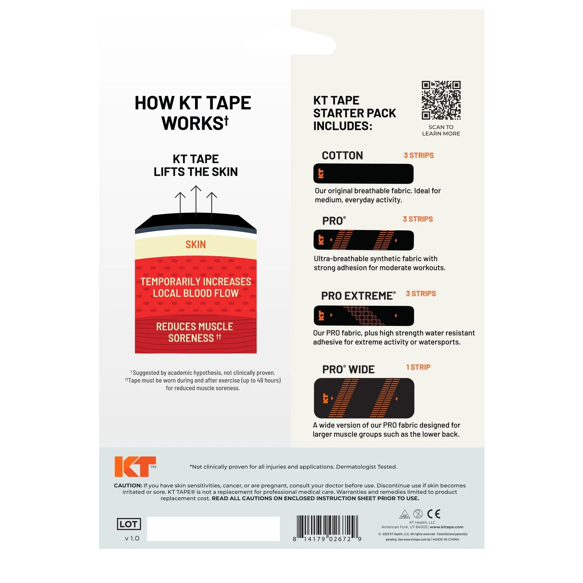 Black KT Tape Starter Pack for wholesale on Faire9