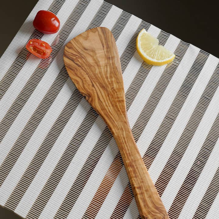 Handcrafted Olivewood - Wholesale Spatula/Turner - Handmade Olive Wood Corner Spatula0