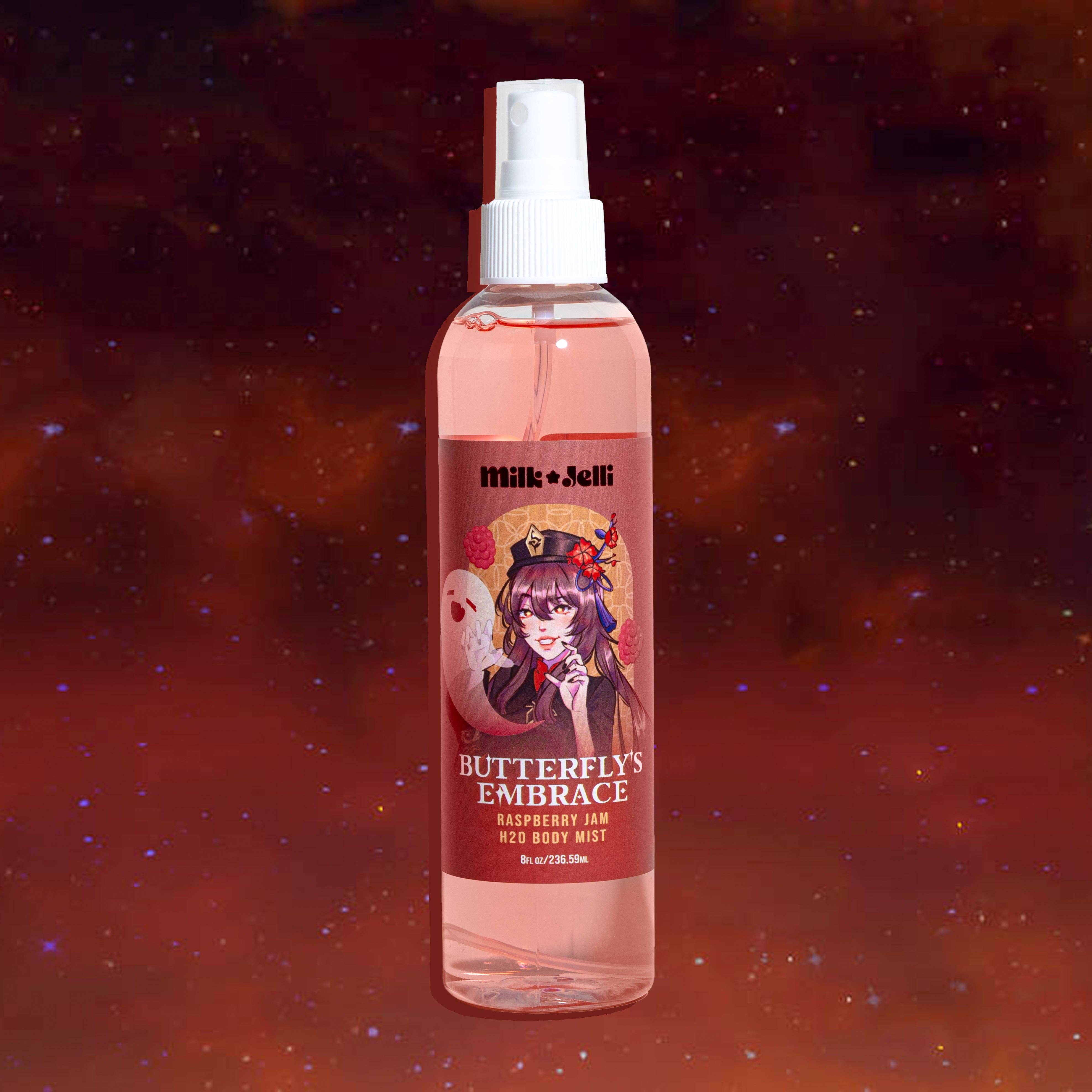 Milk Jelli - Vendita all'ingrosso Spray/Acqua viso e corpo - Abbraccio di Farfalla H20 Body Mist0