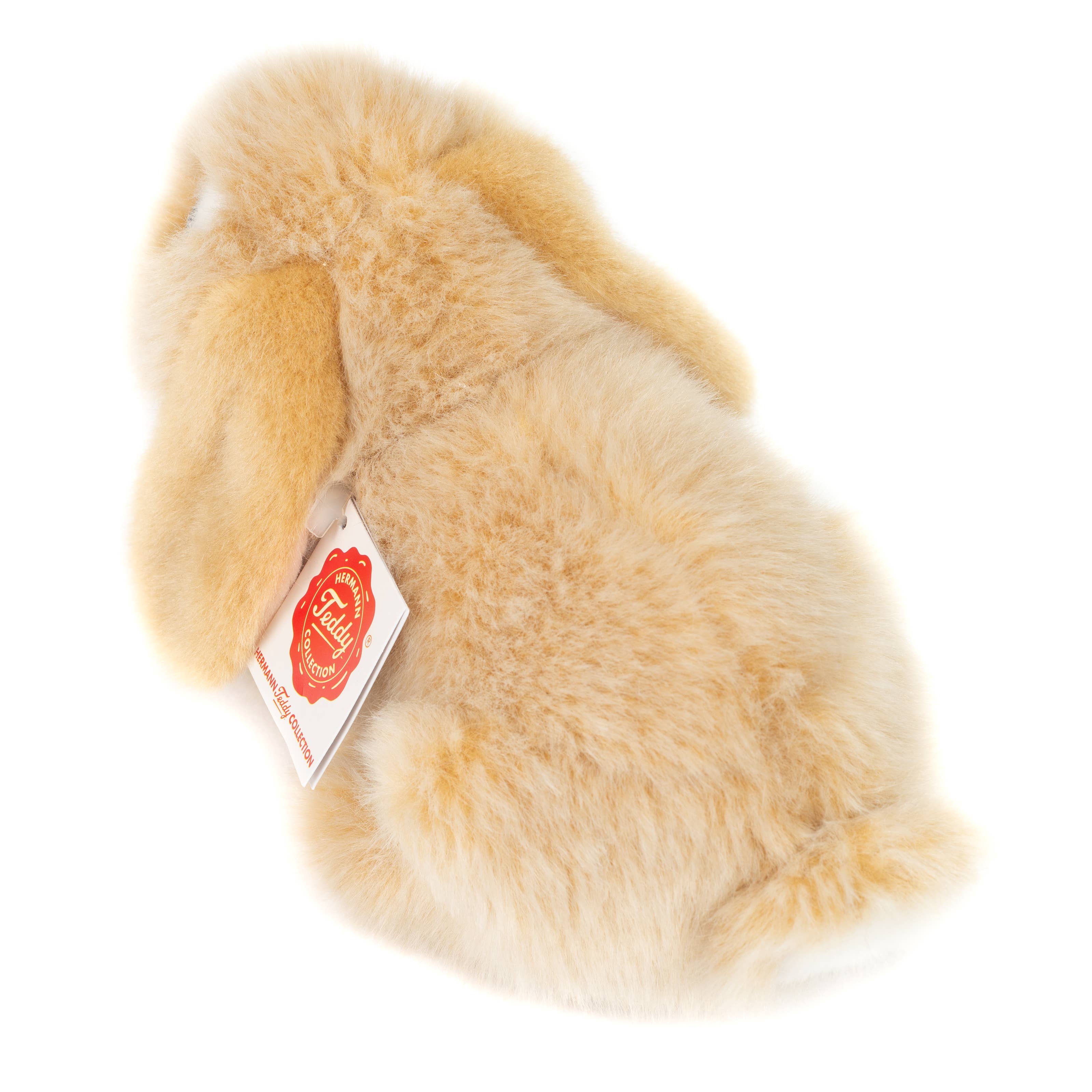 Teddy Hermann - Venta al por mayor Peluche - Niños y bebés - Conejo macho beige de peluche, 18 cm - juguete suave3