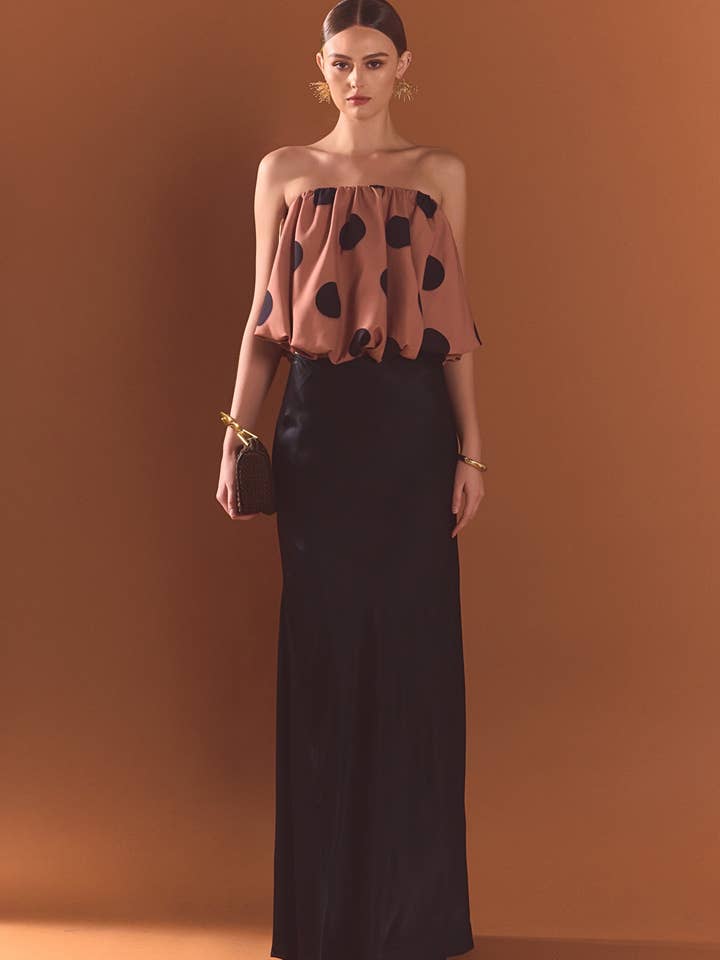 Polka Dot Bubble Tube Top for wholesale by Endless Rose