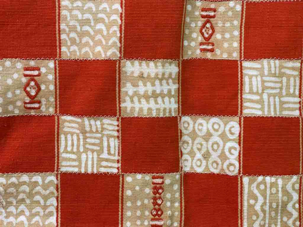 The Niger Bend - Wholesale Tapestry/textile - XL Fulani Peulh African Colorful Mudcloth Textile | 92 x 52"10