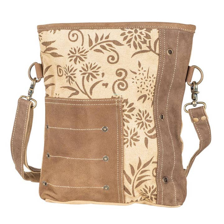 Clea Ray Canvas Bags & Clothing - Wholesale Crossbody Bag - Women's - Floral Crossbody