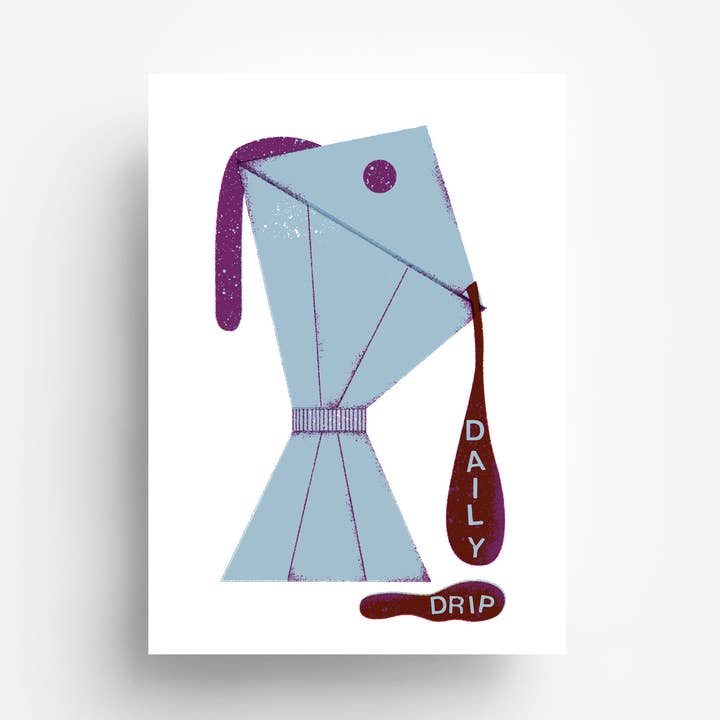 Daily Drip Postcard DIN A6  for wholesale by jungwiealt