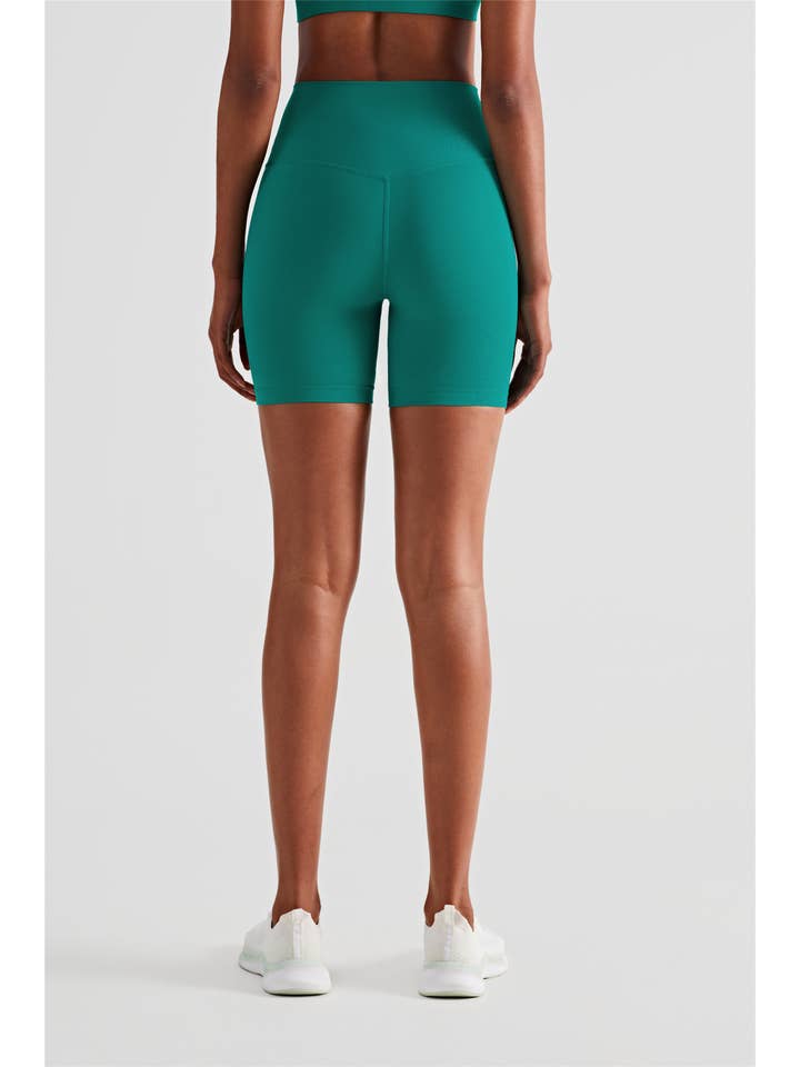 91thelabel - Wholesale Athletic Shorts - Women's - Luna High Waist Mid-Thigh Biker Short