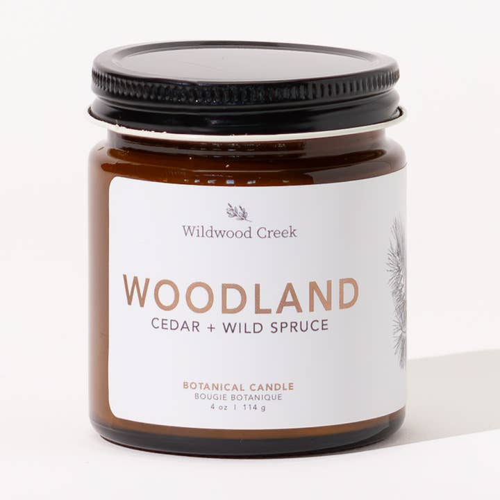 Woodlands Mini Natural Coconut Soy Candle | Vegan, Non-Toxic for wholesale by Wildwood Creek