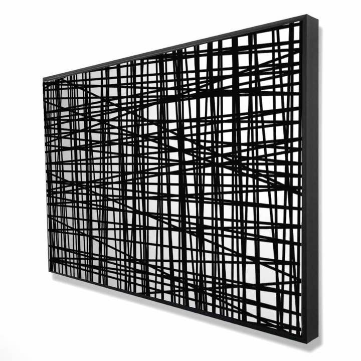 Abstrakte Små Striber | Indrammet Lærred | Soveværelse Hjemmedekoration for engroshandel hos BEGIN HOME DECOR