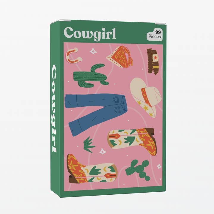 Cowgirl | 99-brikkers puslespil for engroshandel hos Puzzledly