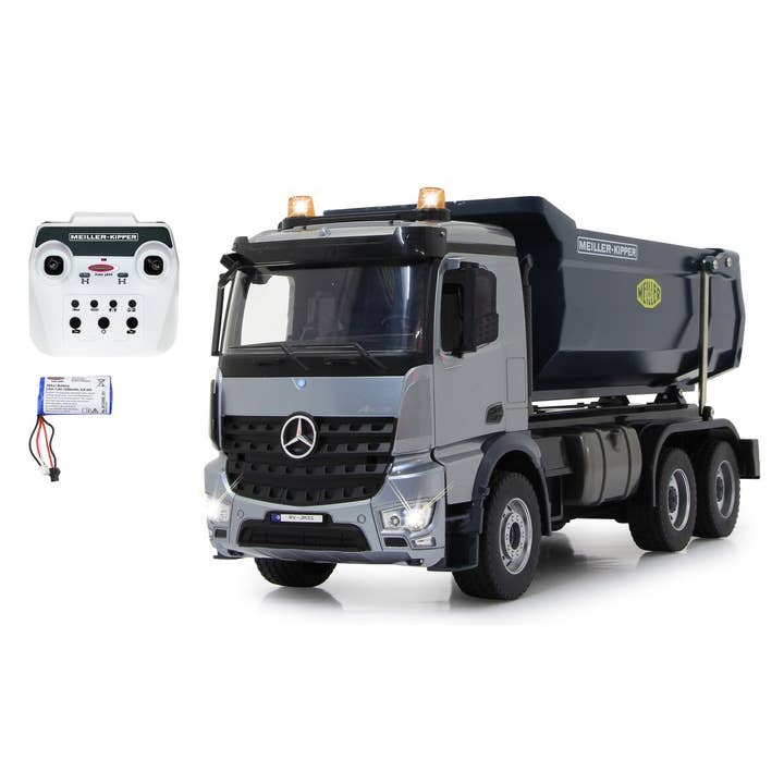 mhw24 - Wholesale Toy Car/Truck - Kids - Mercedes-Benz Arocs Metal Meiller 1:20 2.4GHz dump truck
