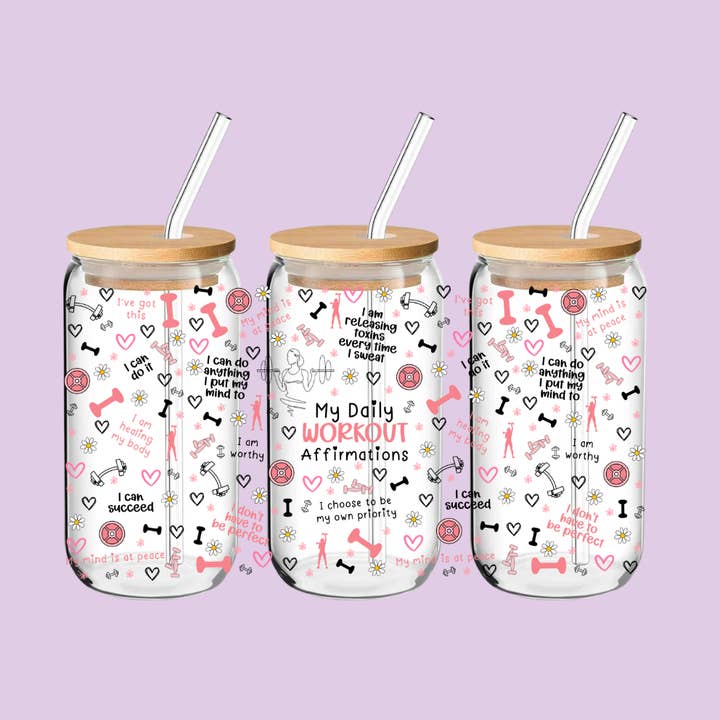 Copo de Afirmações Diárias de Treino por atacado de Vintage Rebels