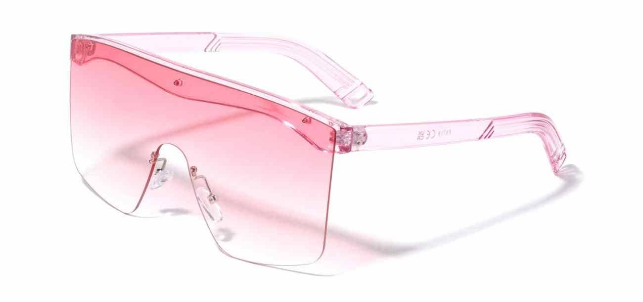 Sunrayzz Imports - Wholesale Sunglasses - Unisex - Rimless One Piece Shield Lens Shades p67184