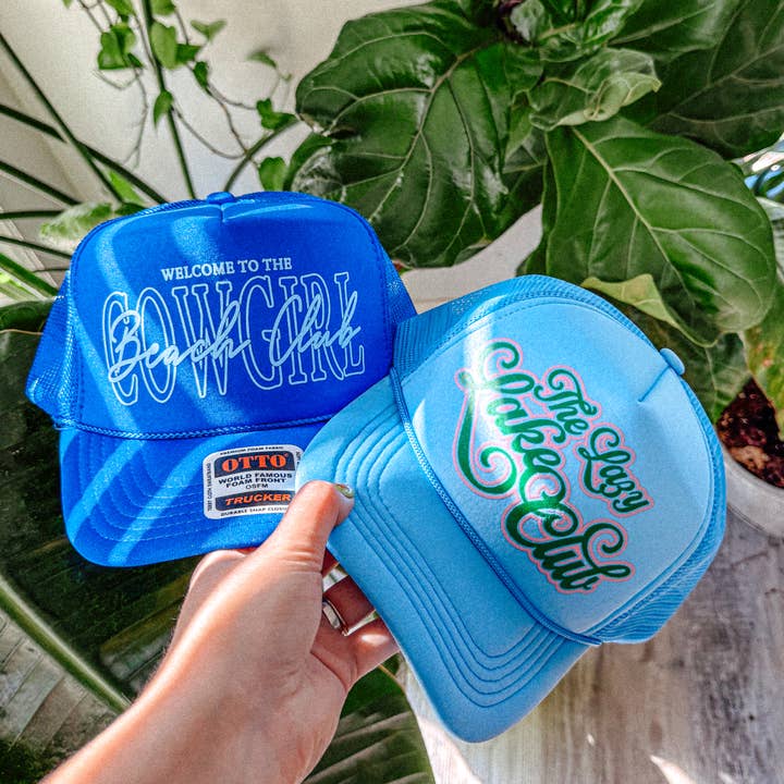 The Clandestine Underground - Wholesale Trucker Hat - Women's - Welcome to the Cowgirl Beach Club, Â Summer Trucker Hat