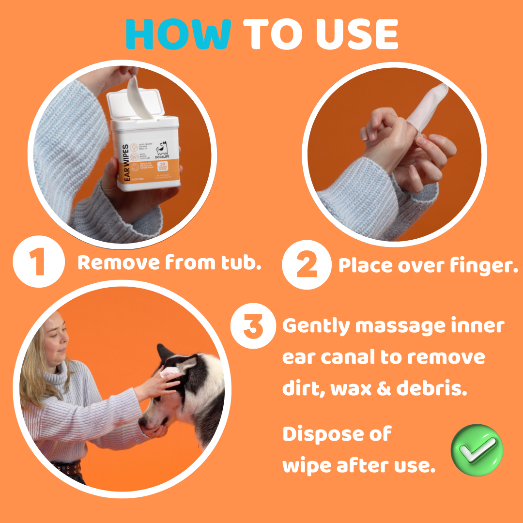 OurPetsLife – wholesale Pet grooming aid – Dog – Dog Ear Wipes13