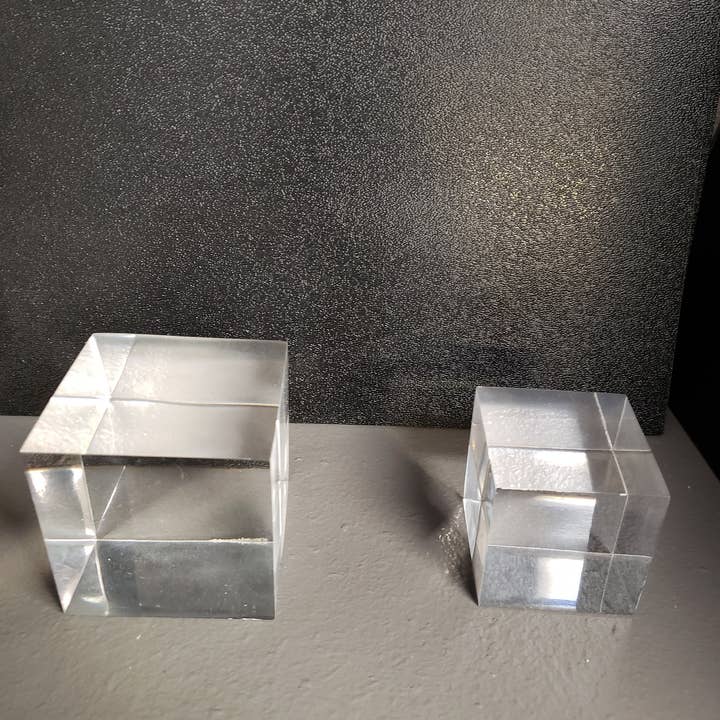 Plasticmart - Wholesale Craft Supplies - Acrylic Cubes Solid, 1.25" , 10 Pack1