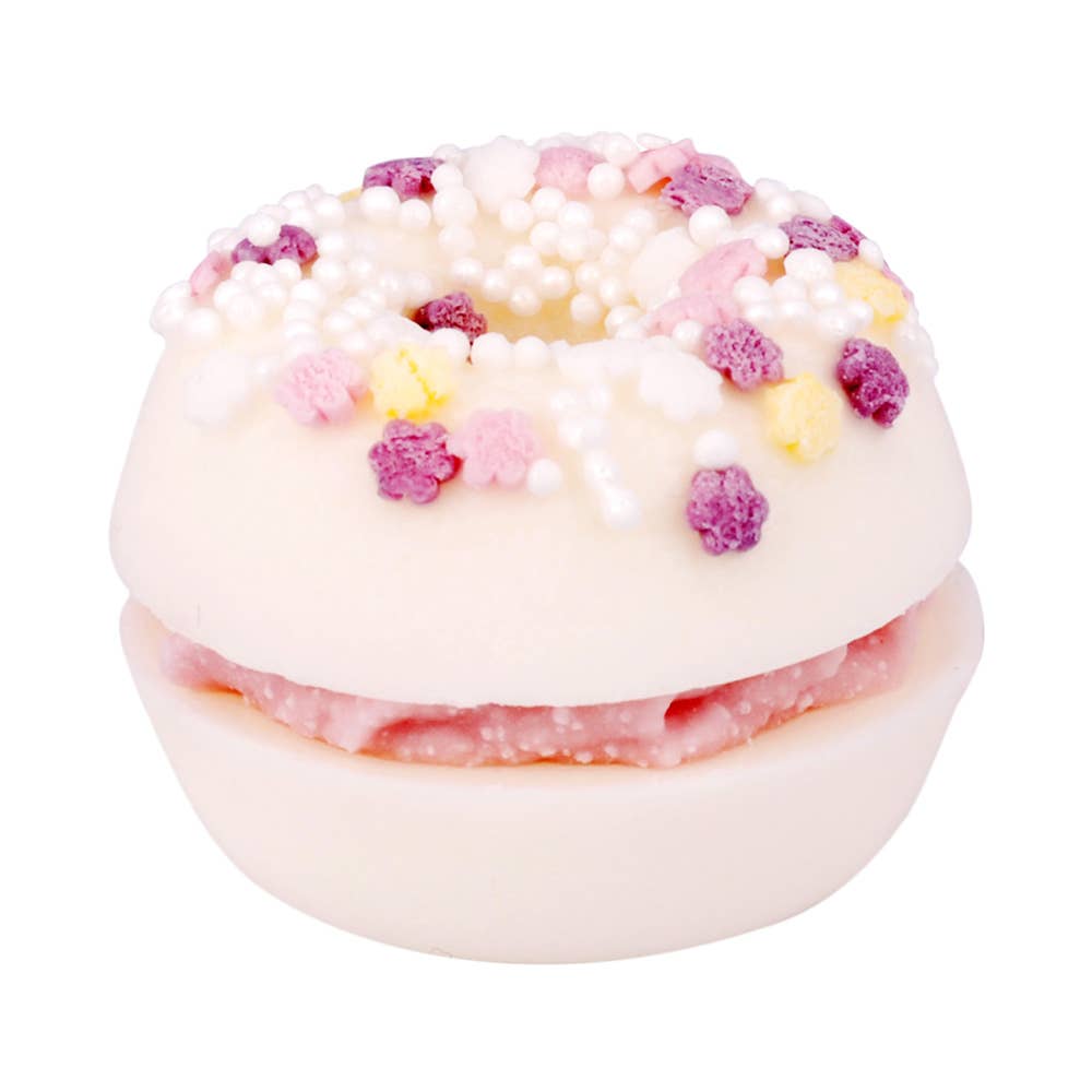 BadeFee - Wholesale Bath Bomb/Fizz - Bath Donut Summer Rain - nourishing bath additive Scent: Raspberry1