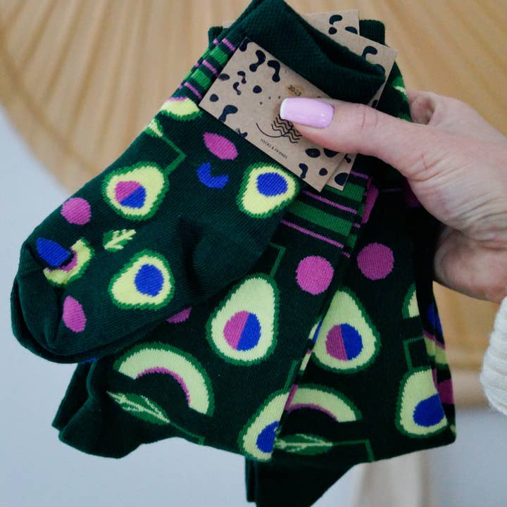 Faves. Socks&Friends – wholesale Strumpor - Barn – Avokado Strumpor för barn