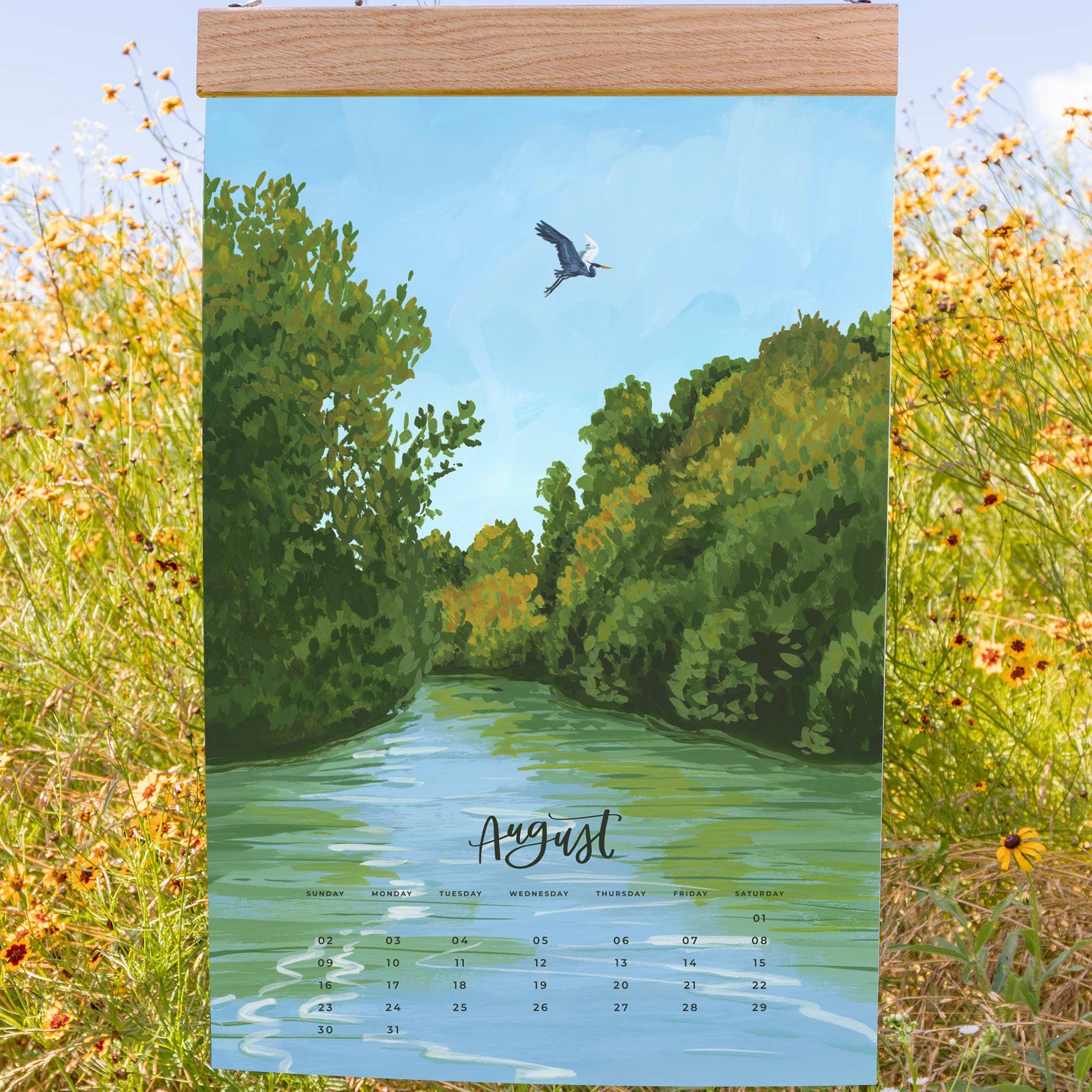 1canoe2 | One Canoe Two Paper Co. - Wholesale Calendar - 2026 XL Calendar - Natural World2