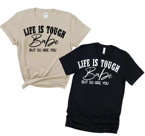 The Candy Collections - Wholesale Screen Printed T-Shirt - Women's - Life is Tough - T-Shirt0