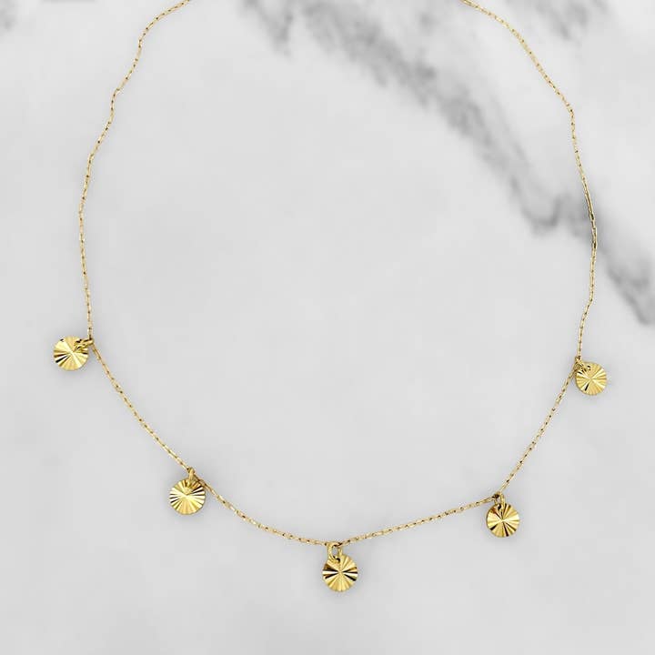 Guld Alice Choker for engroshandel hos Shalla Wista Studio