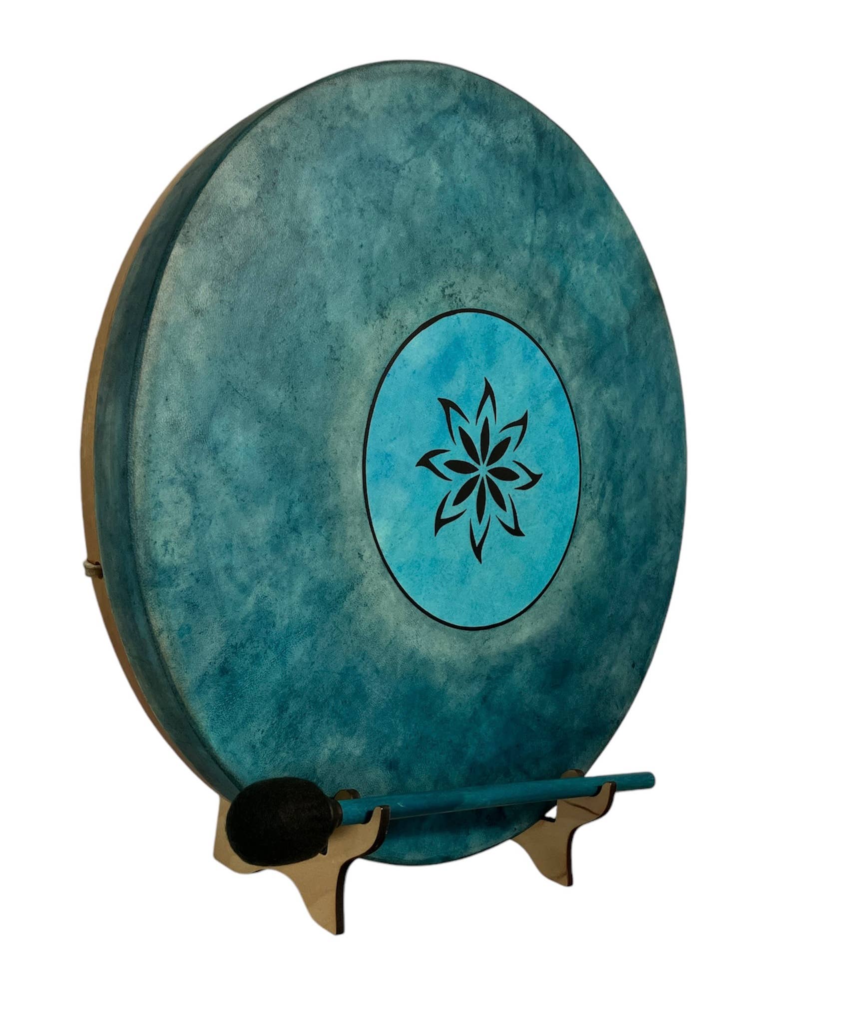 inRhythm - Wholesale Sculpture - Lotus Flower Drum w/ optional Display Stand and Carry Bag11