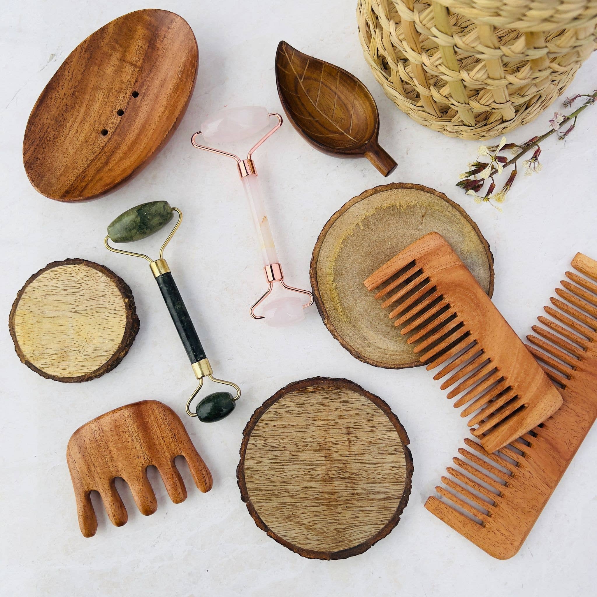 Indika - Wholesale Body Massager - Little Neem Wood Massager5