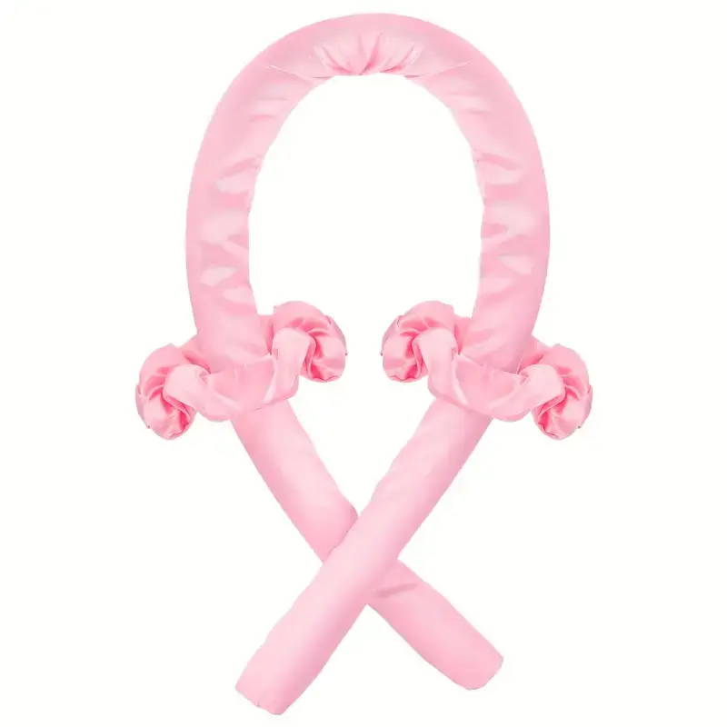 Magnifique Hearts – wholesale Hårklämma - Dam – Värmefri hårband för lockar med sidenband - Perfekta vågor6