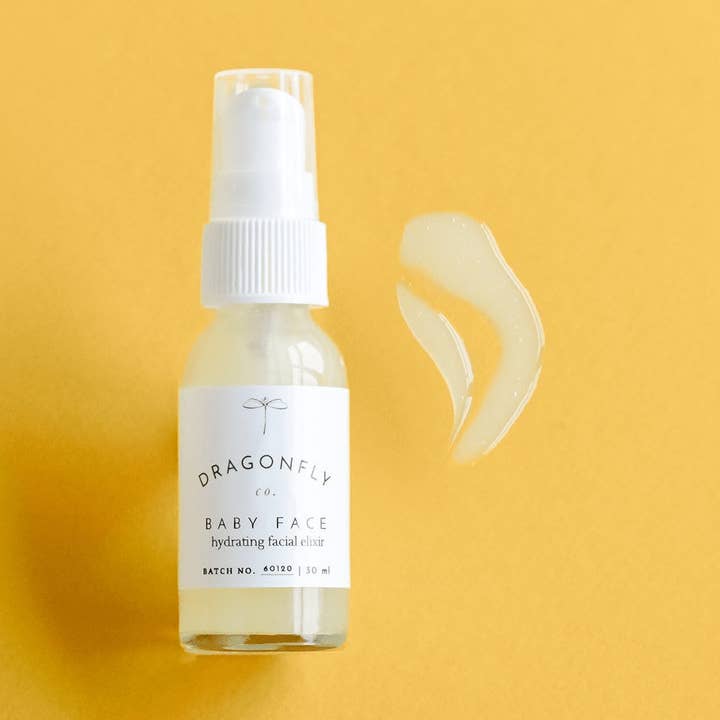 baby face hydrating facial elixir for wholesale by dragonfly co.