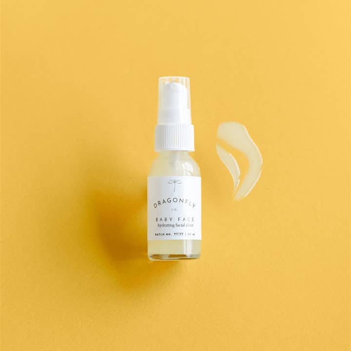 Baby ansigt fugtgivende facial eliksir for engroshandel hos dragonfly co.