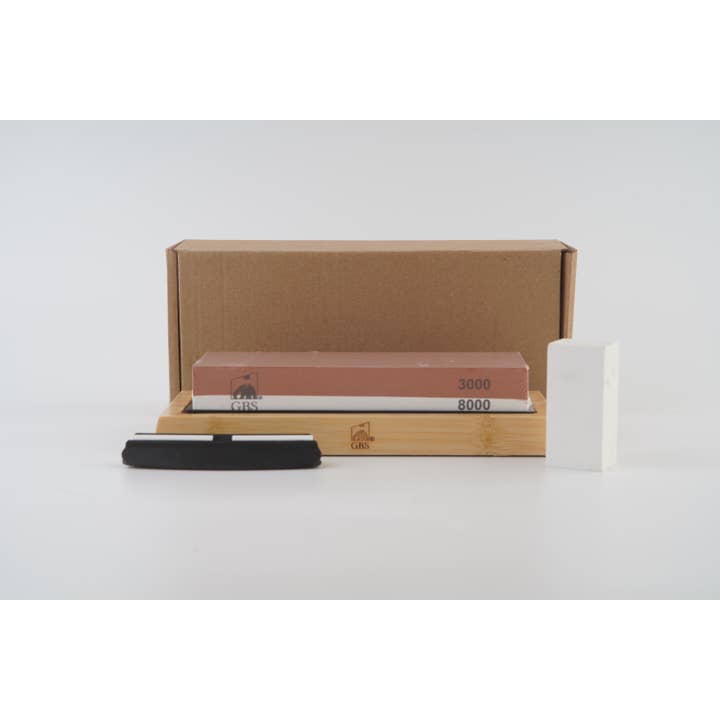 GENTS FINE GROOMING PRODUCTS - Wholesale Knife Sharpener - GBS Premium Whetstone Knife Sharpening Stone 2 Sid6