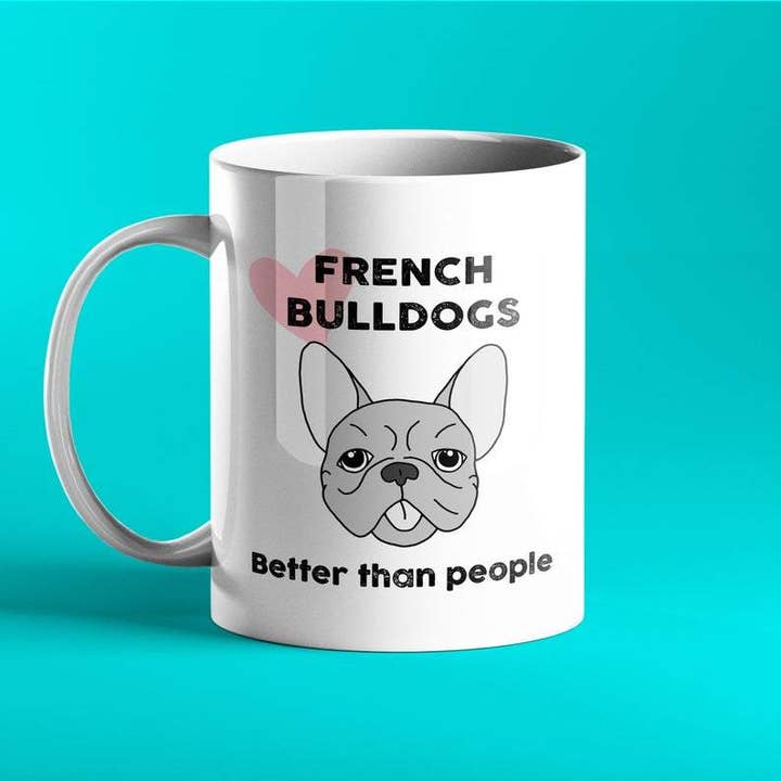 French Bulldog Gift Mug for wholesale by Prickly Cards
