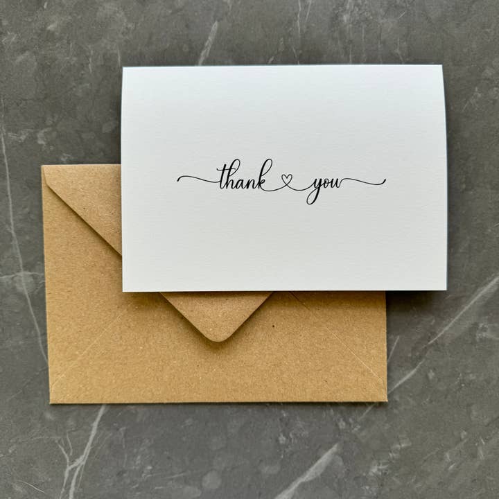 Tall Order - Vente Assortiments de papeterie/cartes - Ensemble de cartes de remerciement minimalistes4