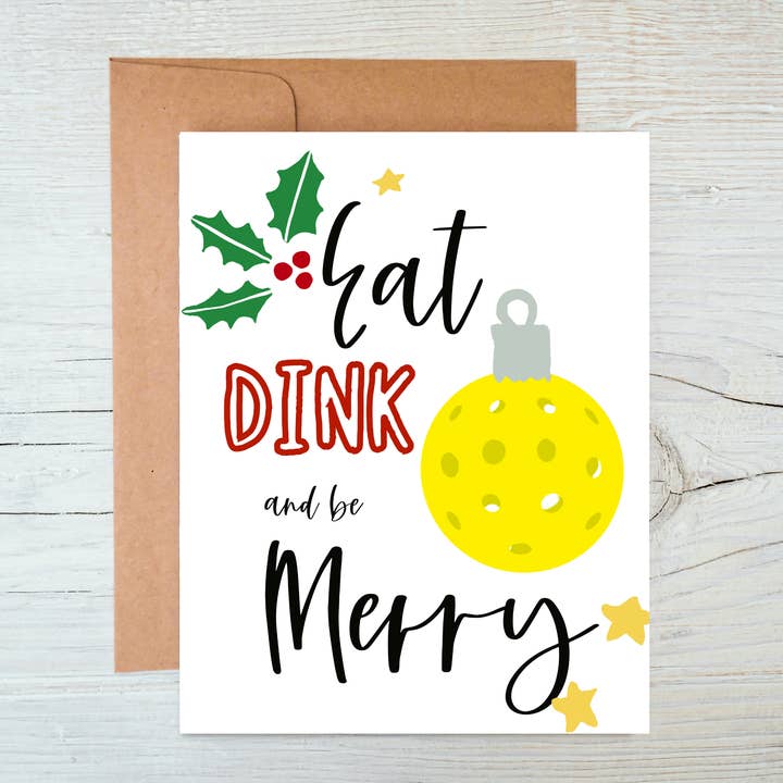 Pickle Ball Christmas for wholesale by Grow Greetings and Gifts