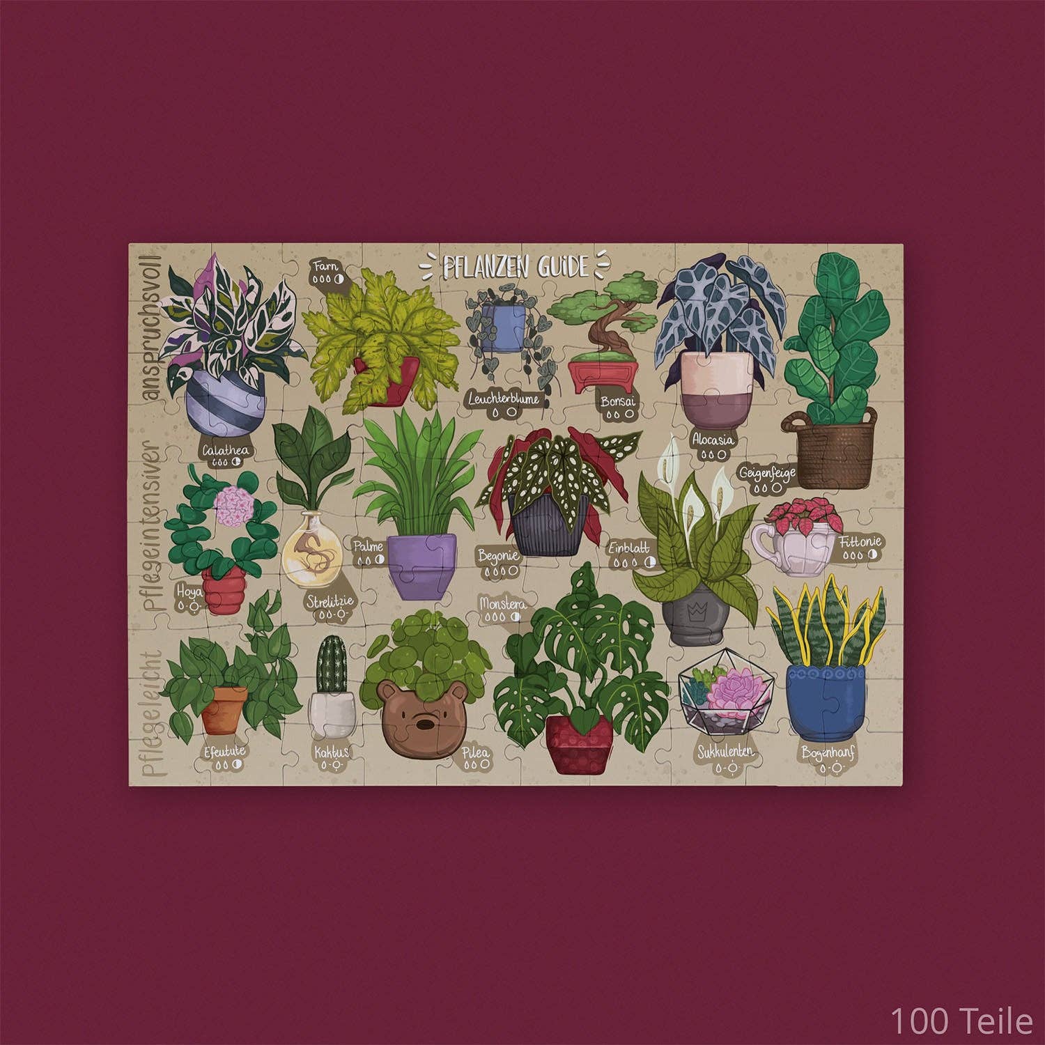 Willa Wunst GmbH - Wholesale Puzzle - Adult - Plant Guide Puzzle7