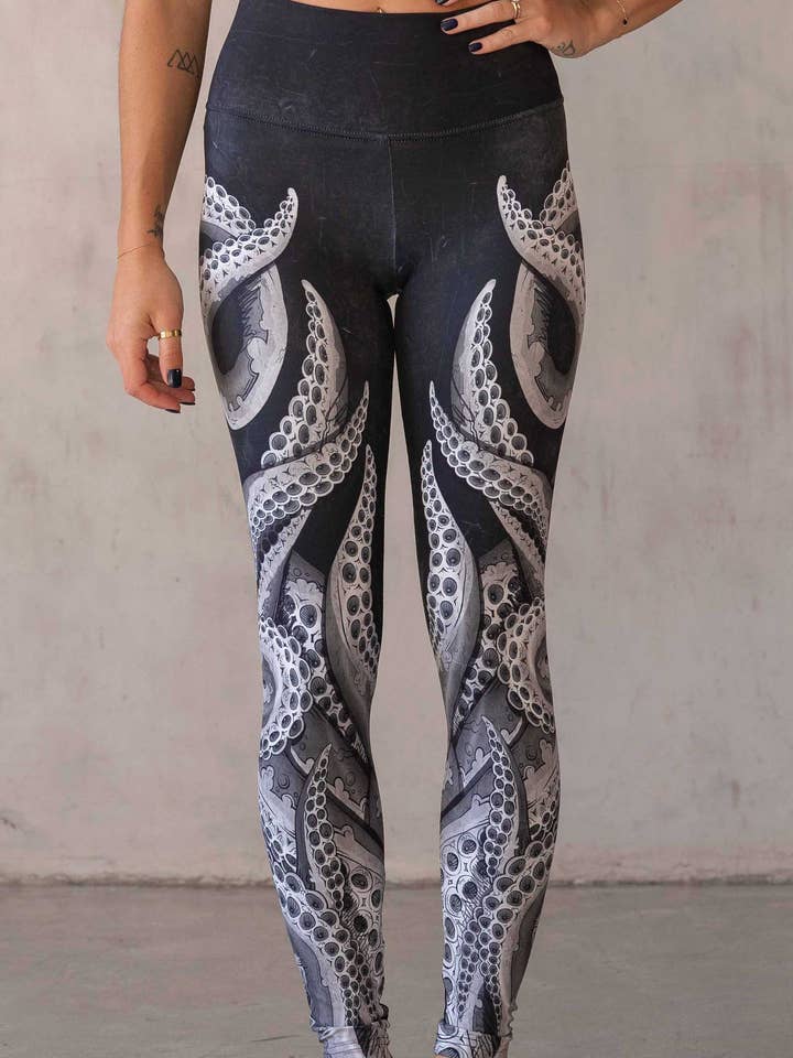 Tentacles Athleisure Leggings for wholesale by Eagle Rock Werkshop®