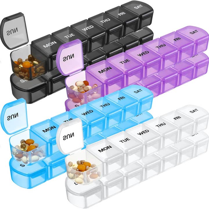 Weekly Pill Organizer Daily Pill Box for wholesale by Crover