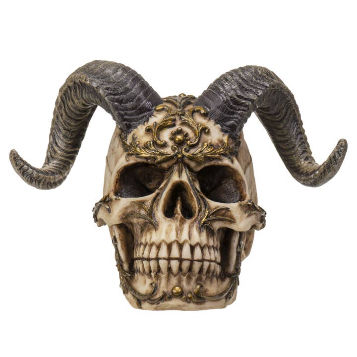 Diablo Skull Decorative Figurine for Halloween for wholesale by Pacific Trading