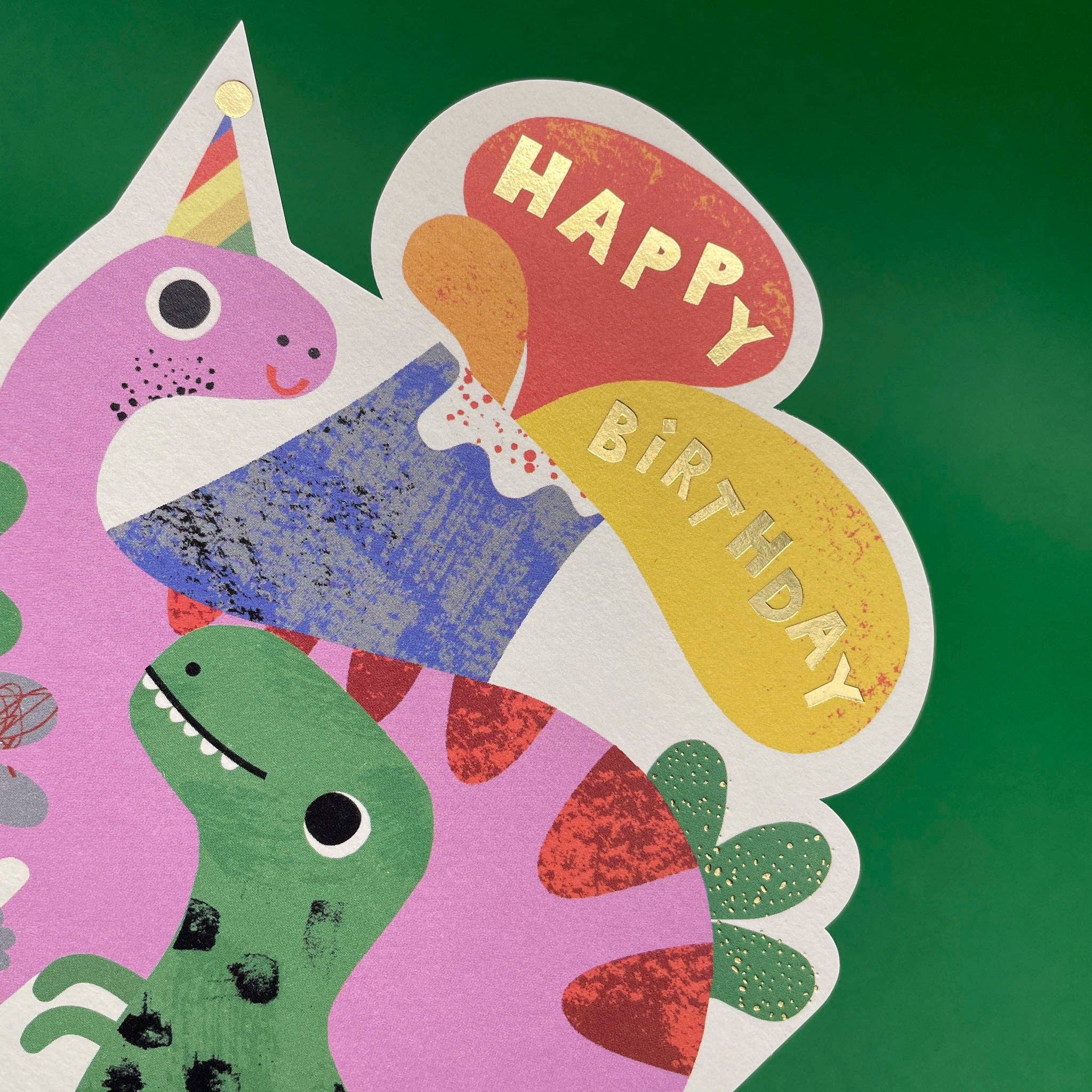 Raspberry Blossom – wholesale Birthday card – Happy Birthday - Have a dino-mite day (FAN10)2
